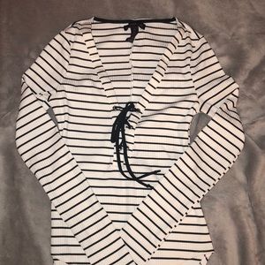 stripped bodysuit never worn